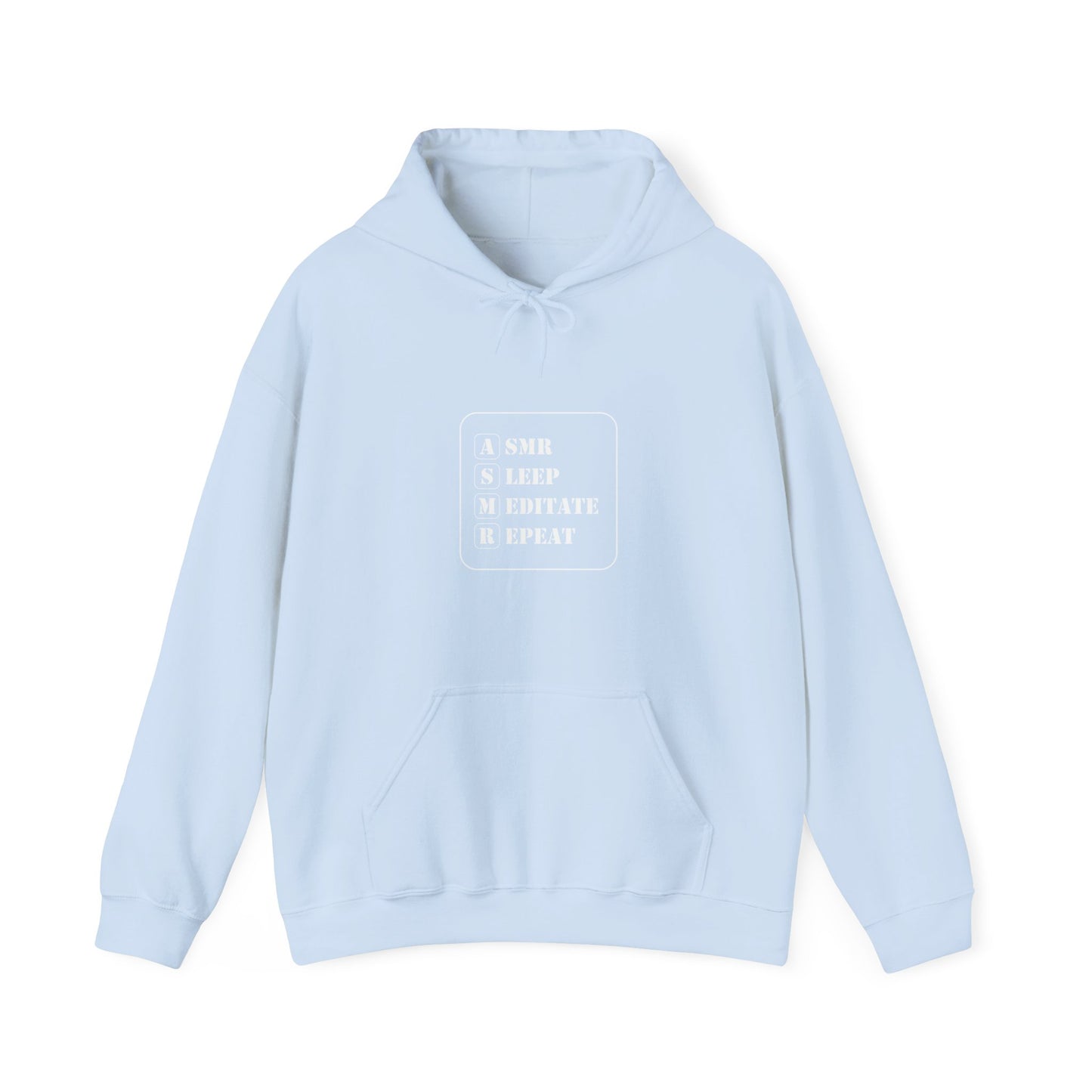 ASMR Sleep Meditate Repeat Unisex Hoodie