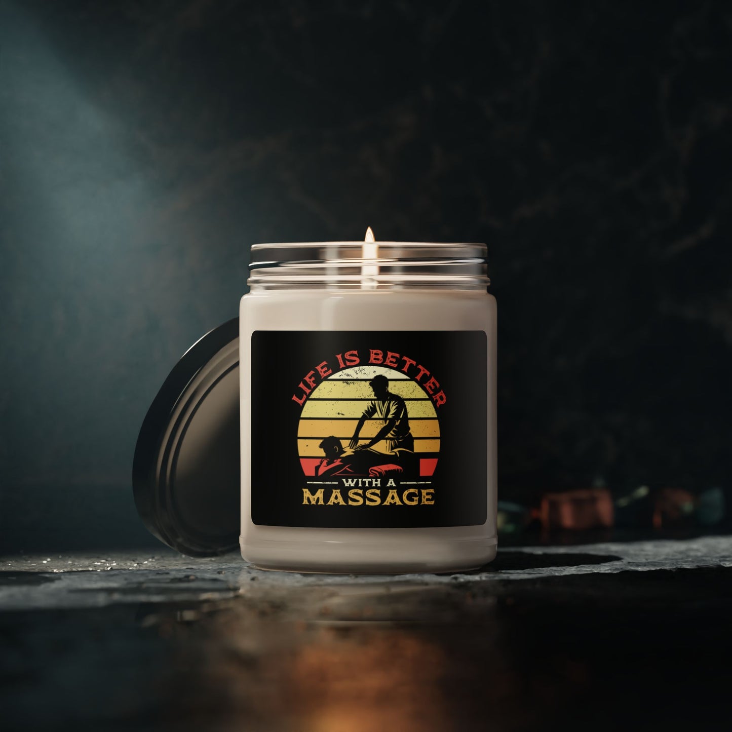 Life is Better with a Massage - Candle 9oz