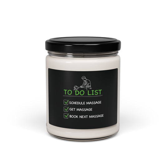 Massage Enthusiast To-Do List - Candle 9oz