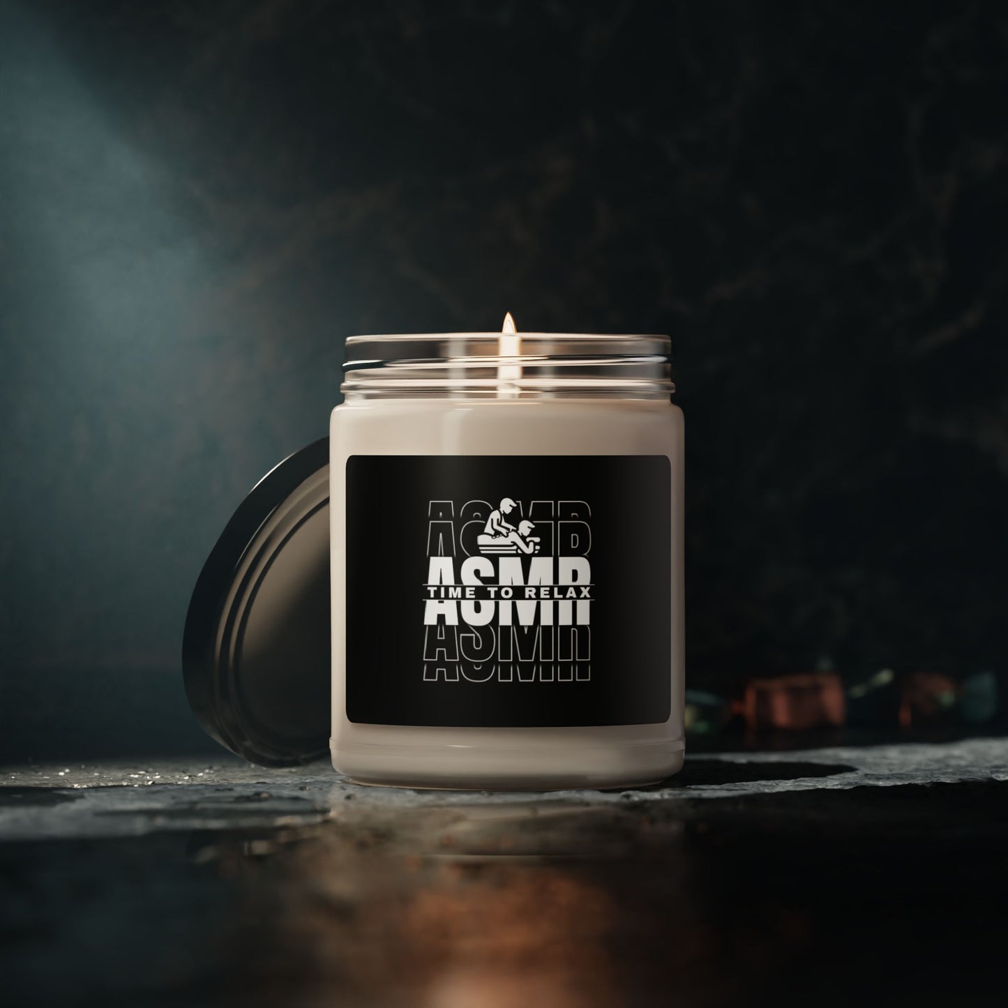 ASMR Time To Relax Design - Scented Candle