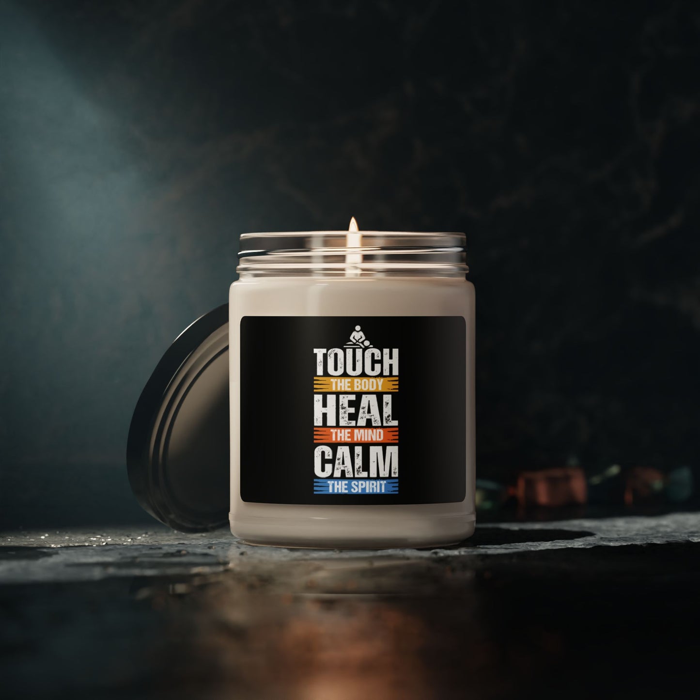 Touch the Body, Heal the Mind, Calm the Spirit - Candle