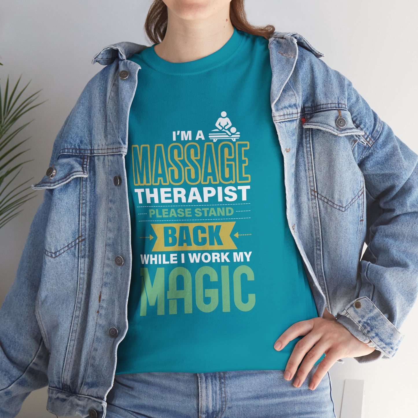 I'm a Massage Therapist Please Stand Back While I Work my Magic - Massage Therapist Unisex Tee