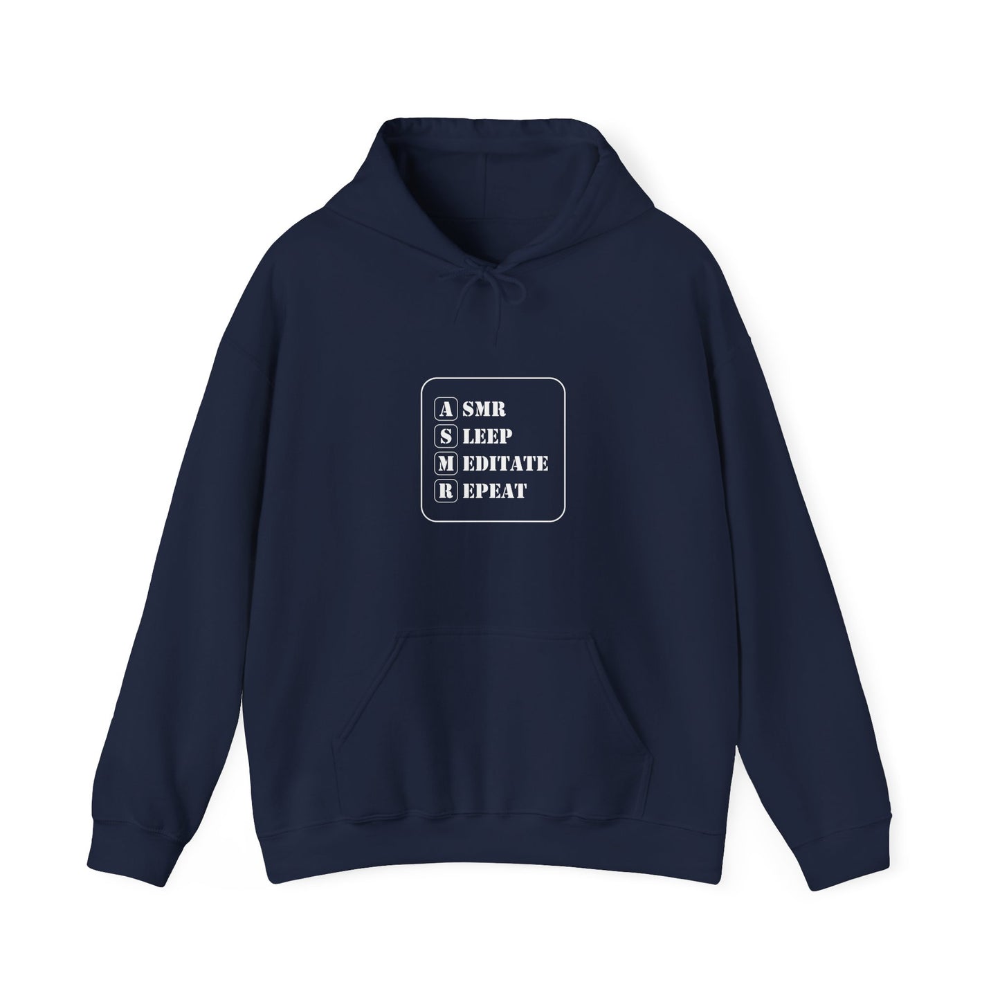 ASMR Sleep Meditate Repeat Unisex Hoodie