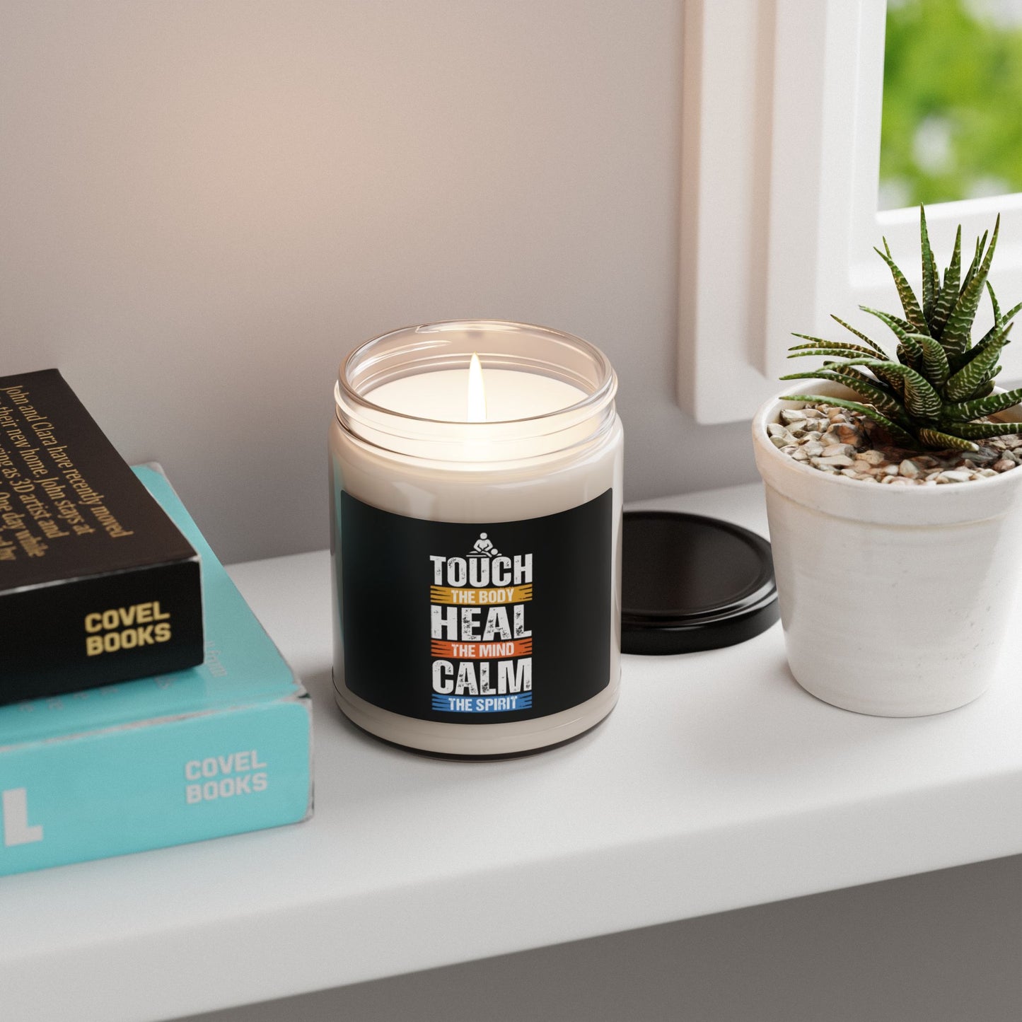 Touch the Body, Heal the Mind, Calm the Spirit - Candle