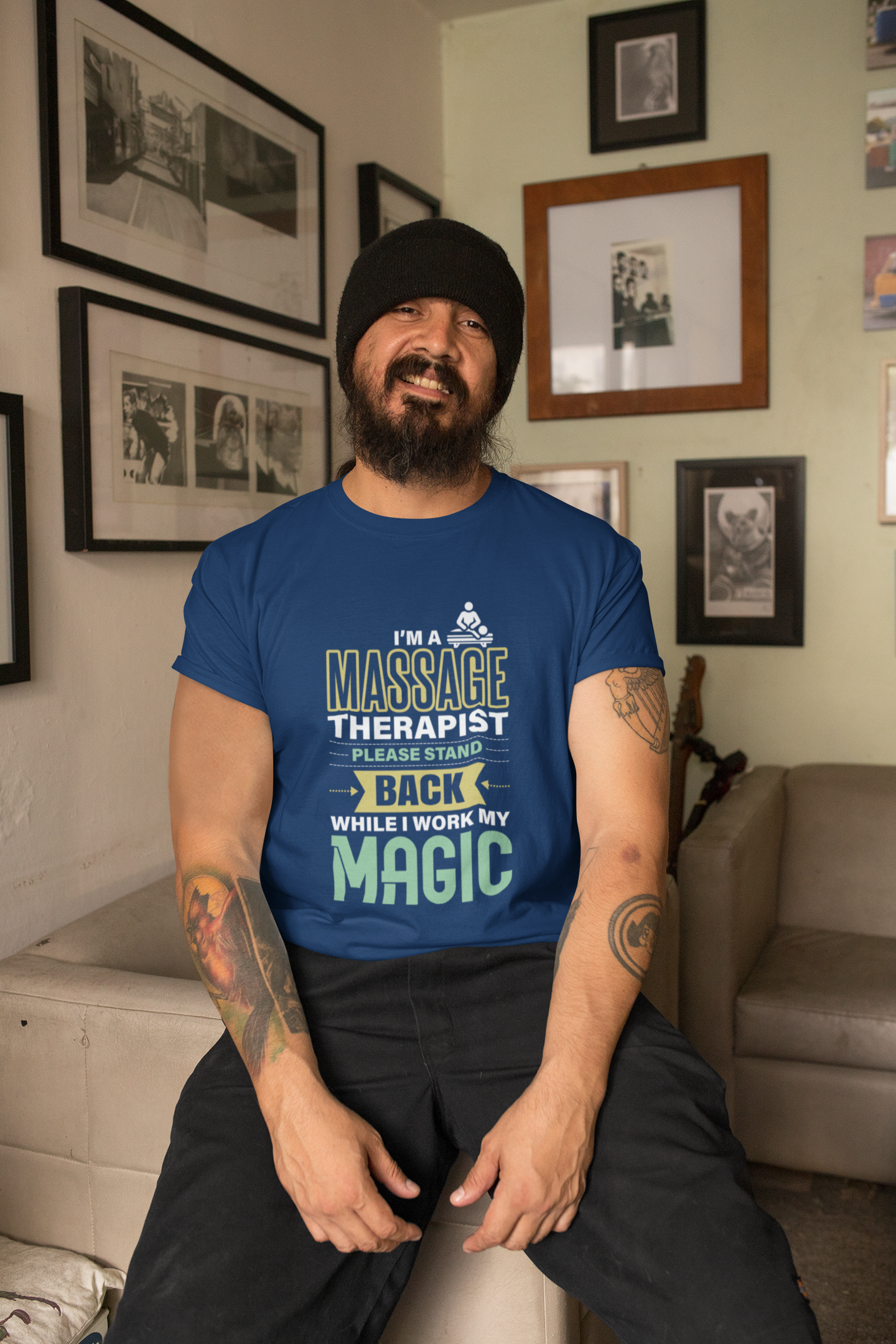 I'm a Massage Therapist Please Stand Back While I Work my Magic - Massage Therapist Unisex Tee